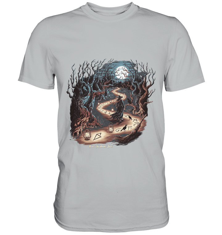 Hexenweg - Wissen in der Dunkelheit - Premium Shirt | Unisex - Shirts | Dark Shadows Arts