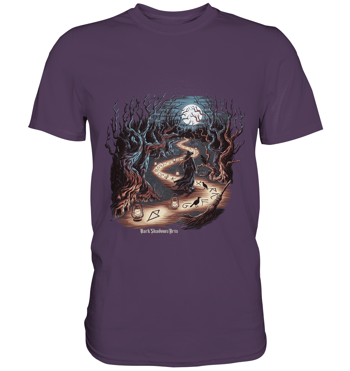 Hexenweg - Wissen in der Dunkelheit - Premium Shirt | Unisex - Shirts | Dark Shadows Arts