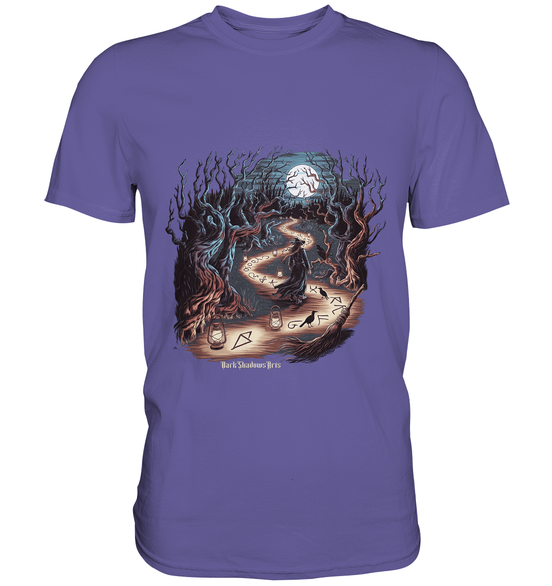 Hexenweg - Wissen in der Dunkelheit - Premium Shirt | Unisex - Shirts | Dark Shadows Arts