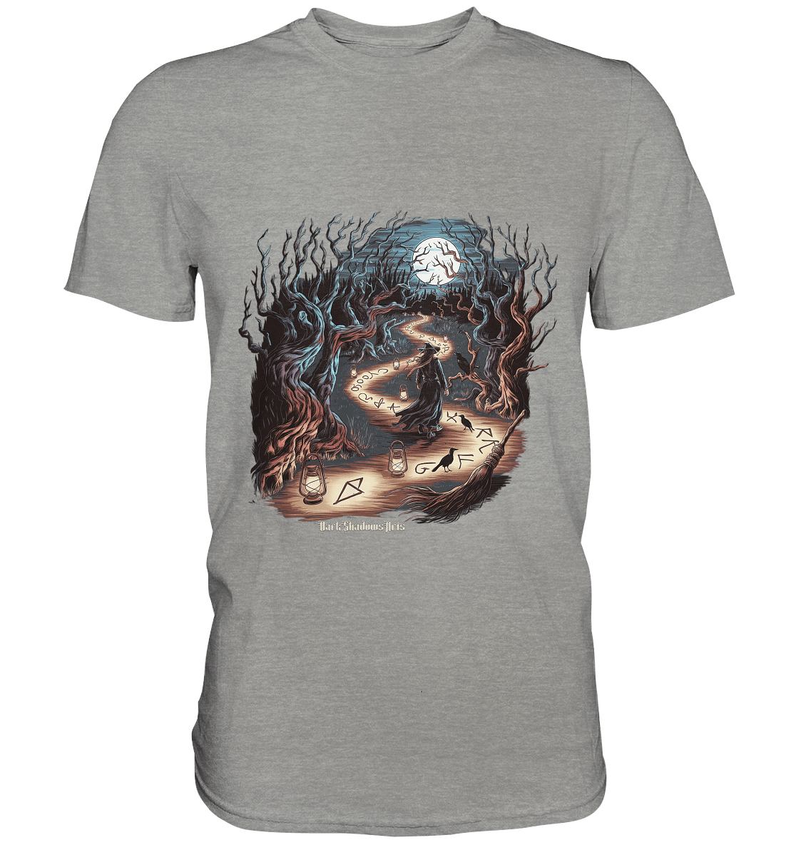 Hexenweg - Wissen in der Dunkelheit - Premium Shirt | Unisex - Shirts | Dark Shadows Arts