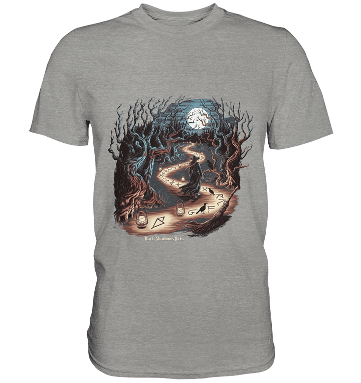 Hexenweg - Wissen in der Dunkelheit - Premium Shirt | Unisex - Shirts | Dark Shadows Arts
