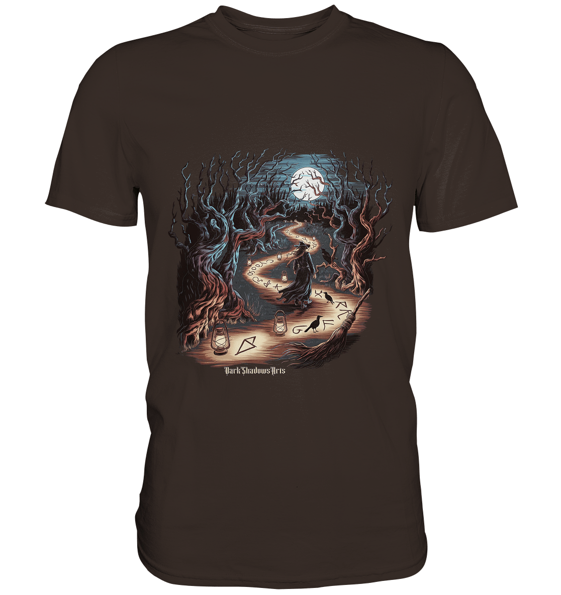 Hexenweg - Wissen in der Dunkelheit - Premium Shirt | Unisex - Shirts | Dark Shadows Arts