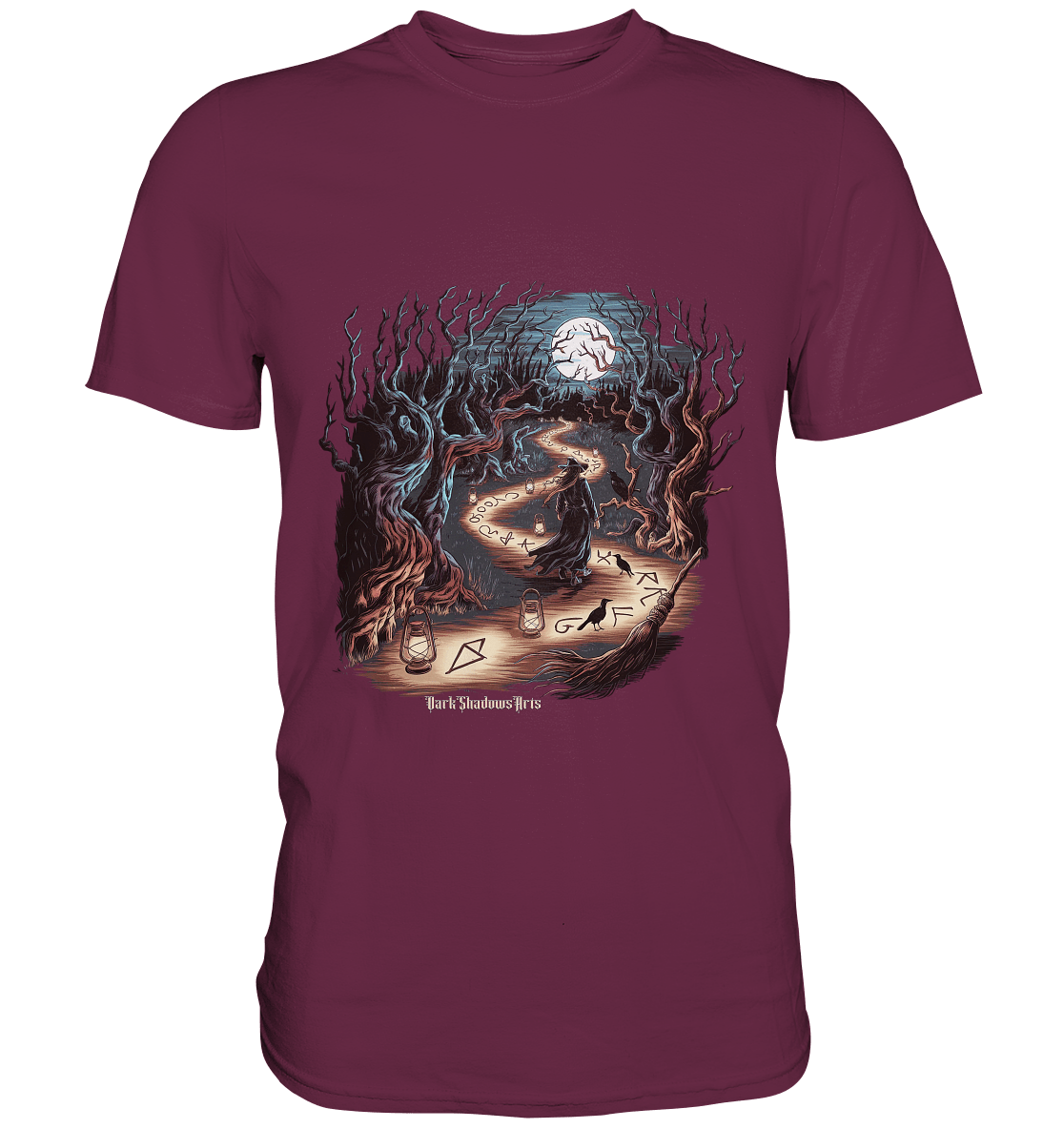 Hexenweg - Wissen in der Dunkelheit - Premium Shirt | Unisex - Shirts | Dark Shadows Arts