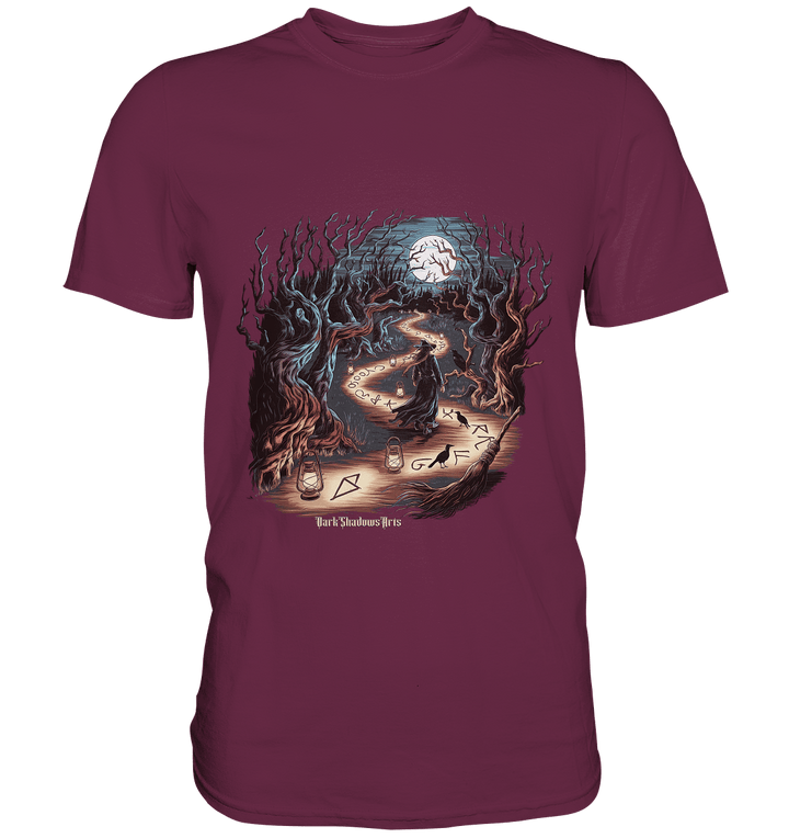 Hexenweg - Wissen in der Dunkelheit - Premium Shirt | Unisex - Shirts | Dark Shadows Arts