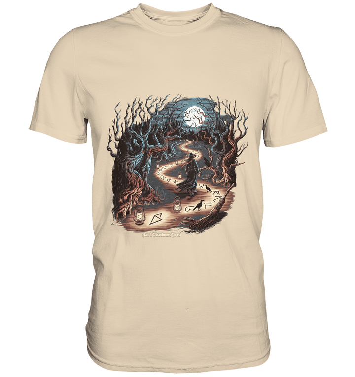 Hexenweg - Wissen in der Dunkelheit - Premium Shirt | Unisex - Shirts | Dark Shadows Arts