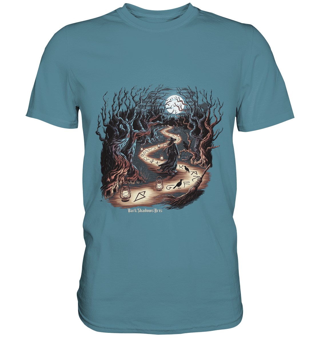 Hexenweg - Wissen in der Dunkelheit - Premium Shirt | Unisex - Shirts | Dark Shadows Arts