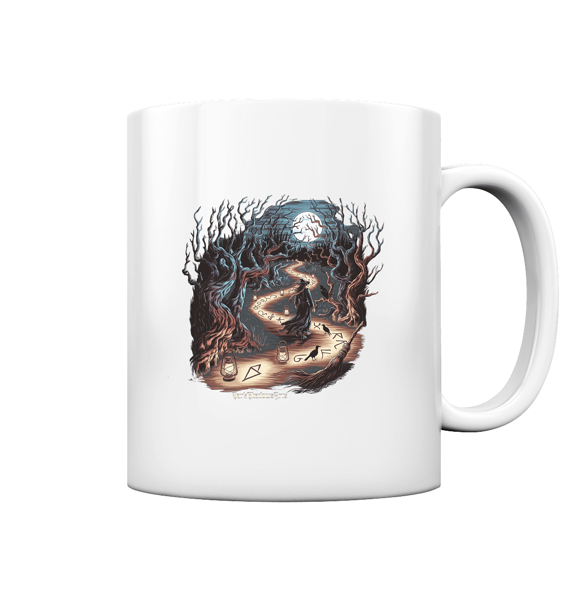 Hexenweg - Wissen in der Dunkelheit - Tasse glossy | Trinkgefäße | Dark Shadows Arts