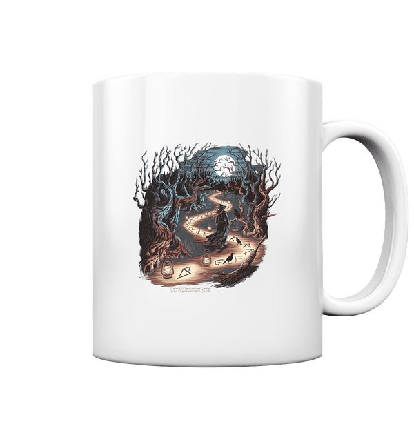 Hexenweg - Wissen in der Dunkelheit - Tasse glossy | Trinkgefäße | Dark Shadows Arts