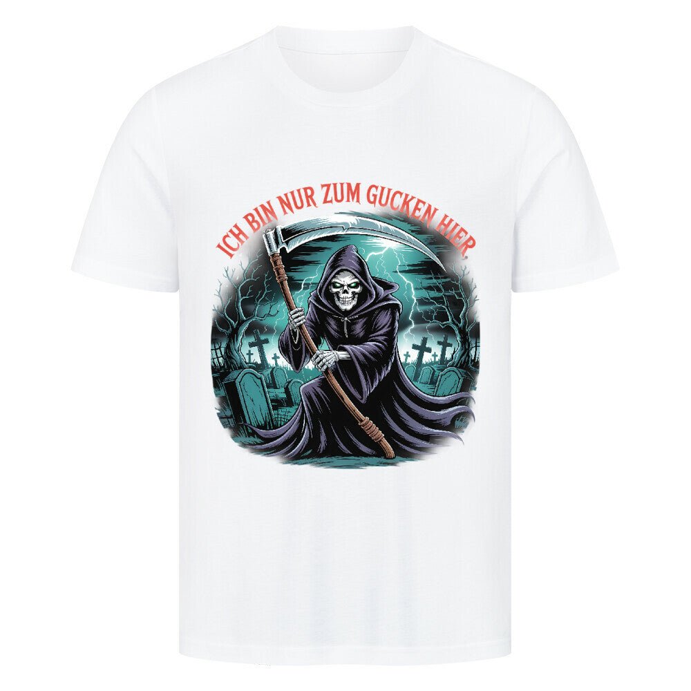 Ich bin nur zum Gucken hier - HigherBlanks Premium T-Shirt | T-Shirt | Dark Shadows Arts