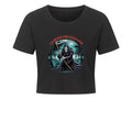 Ich bin nur zum Gucken hier - Ladies Cropped Tee | T-Shirt | Dark Shadows Arts