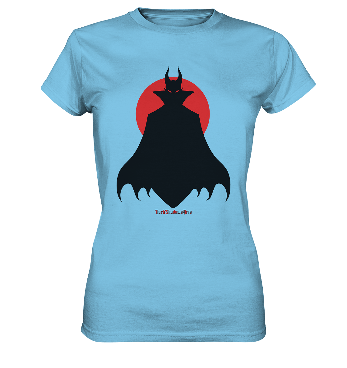 Infernal Eclipse - Demon Silhouette - Ladies Premium Shirt | Lady - Shirts | Dark Shadows Arts