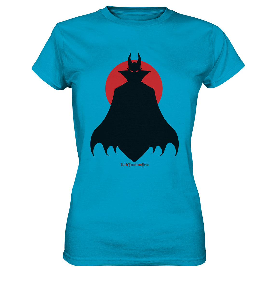 Infernal Eclipse - Demon Silhouette - Ladies Premium Shirt | Lady - Shirts | Dark Shadows Arts