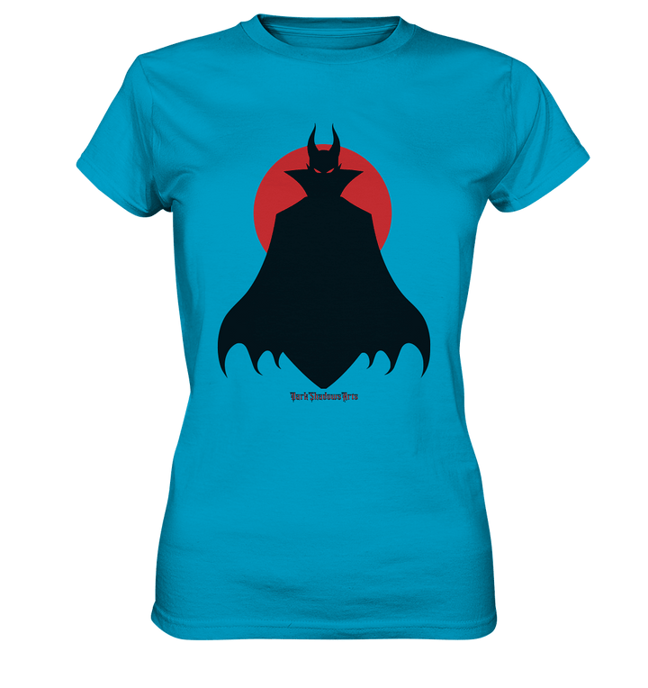 Infernal Eclipse - Demon Silhouette - Ladies Premium Shirt | Lady - Shirts | Dark Shadows Arts