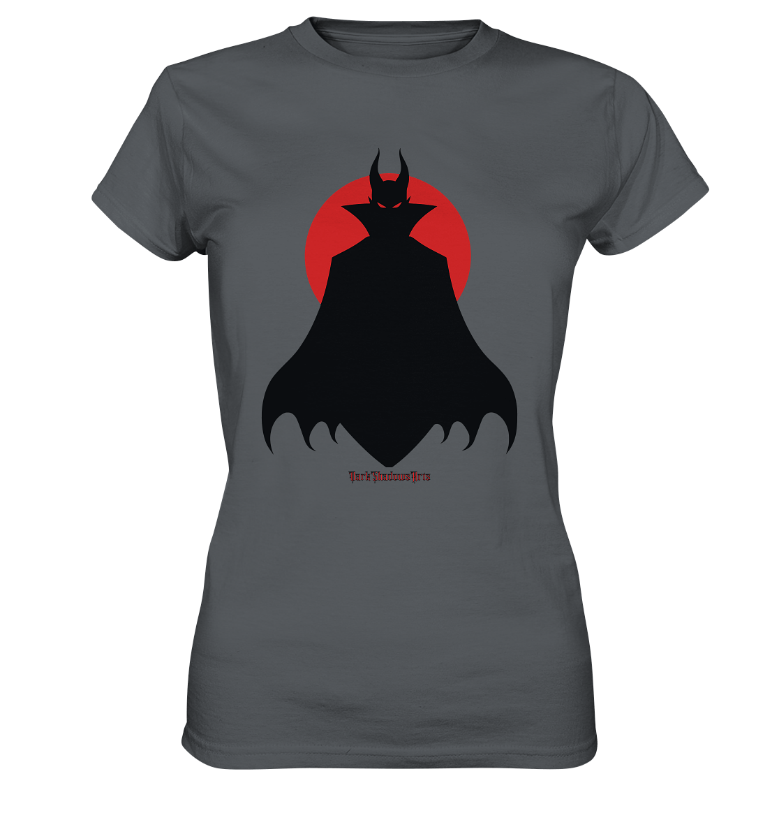 Infernal Eclipse - Demon Silhouette - Ladies Premium Shirt | Lady - Shirts | Dark Shadows Arts