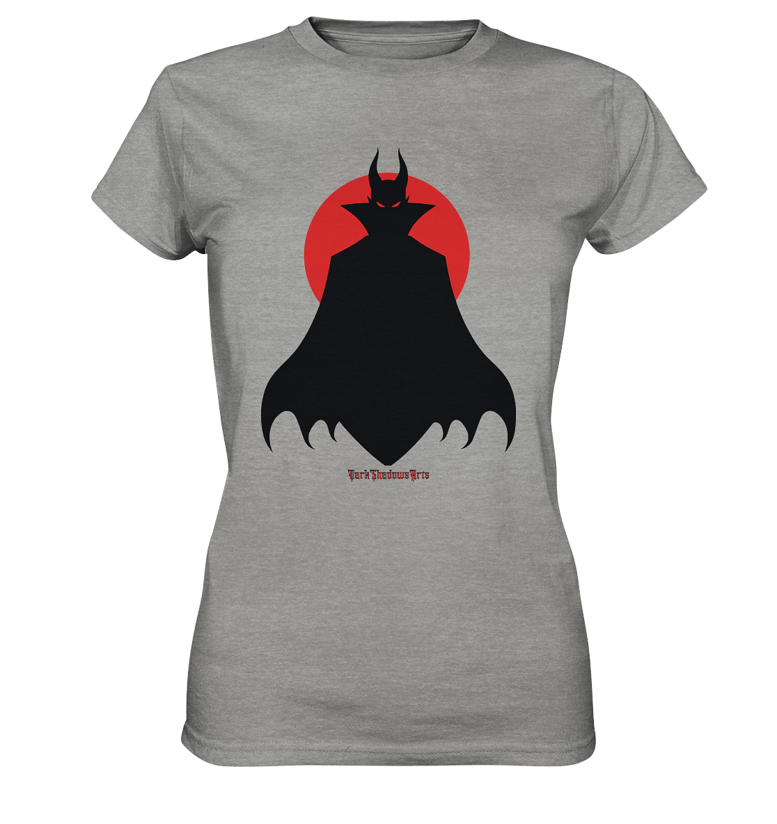 Infernal Eclipse - Demon Silhouette - Ladies Premium Shirt | Lady - Shirts | Dark Shadows Arts