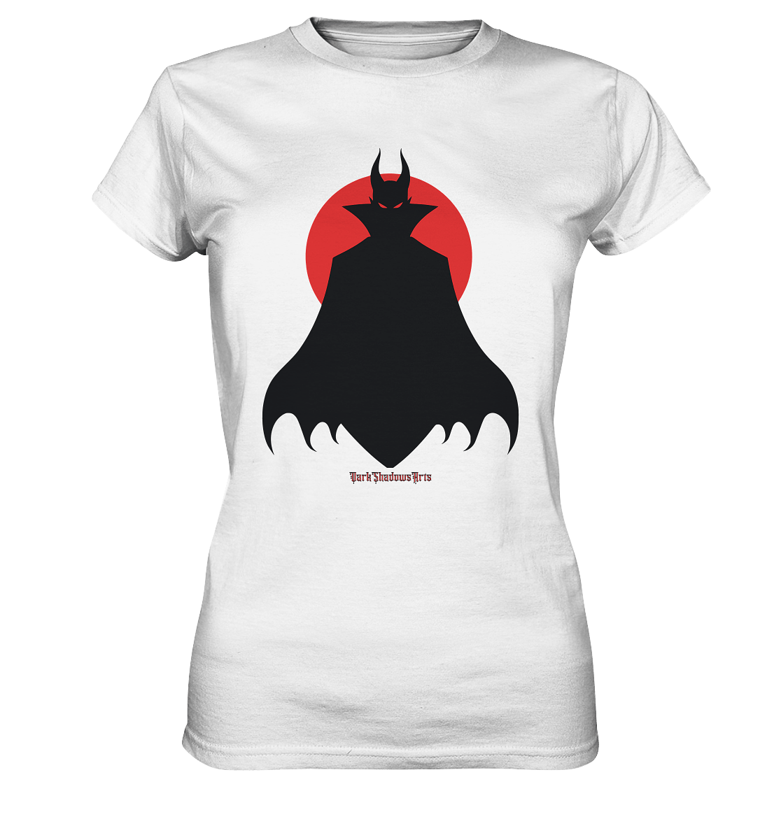 Infernal Eclipse - Demon Silhouette - Ladies Premium Shirt | Lady - Shirts | Dark Shadows Arts