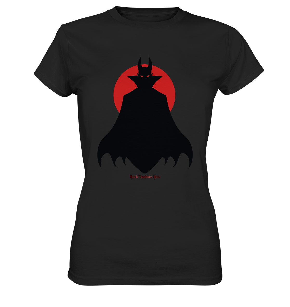 Infernal Eclipse - Demon Silhouette - Ladies Premium Shirt | Lady - Shirts | Dark Shadows Arts