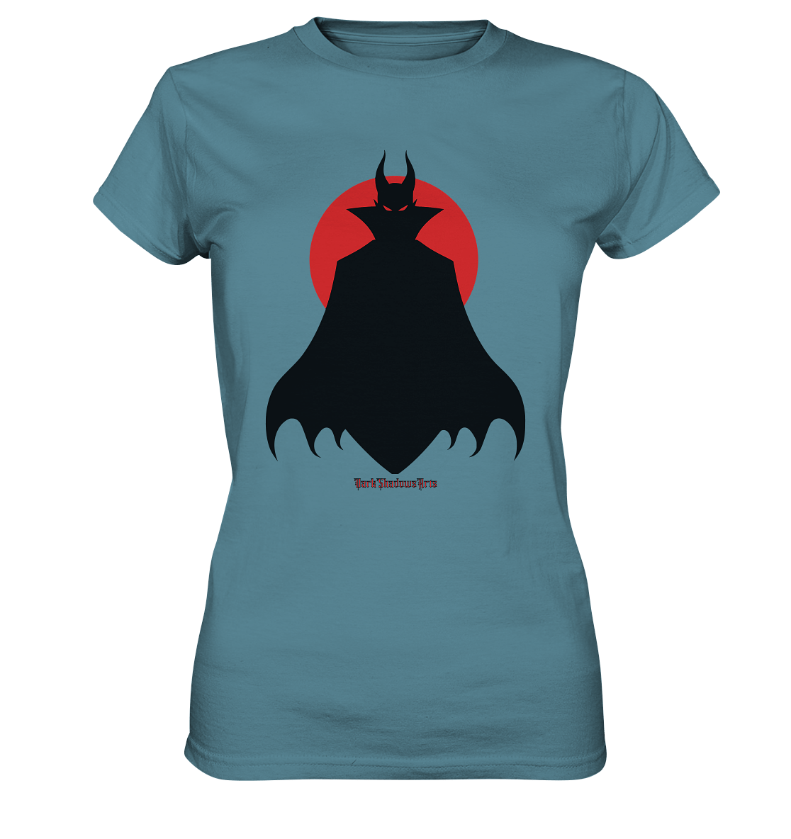 Infernal Eclipse - Demon Silhouette - Ladies Premium Shirt | Lady - Shirts | Dark Shadows Arts