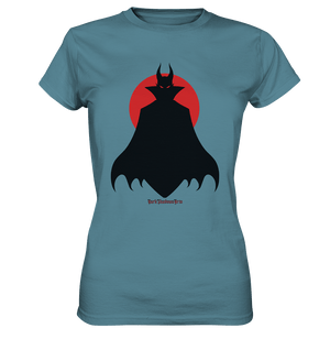 Infernal Eclipse - Demon Silhouette - Ladies Premium Shirt | Lady - Shirts | Dark Shadows Arts