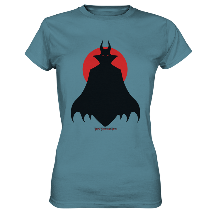 Infernal Eclipse - Demon Silhouette - Ladies Premium Shirt | Lady - Shirts | Dark Shadows Arts