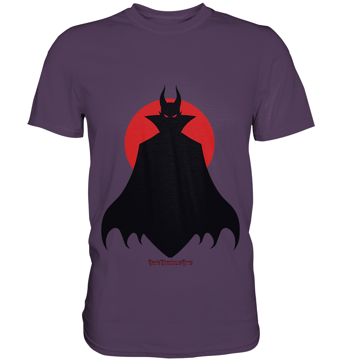Infernal Eclipse - Demon Silhouette - Premium Shirt | Unisex - Shirts | Dark Shadows Arts