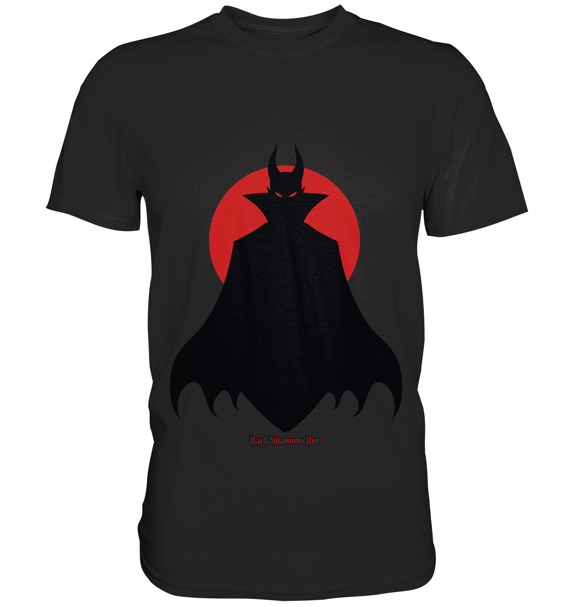 Infernal Eclipse - Demon Silhouette - Premium Shirt | Unisex - Shirts | Dark Shadows Arts