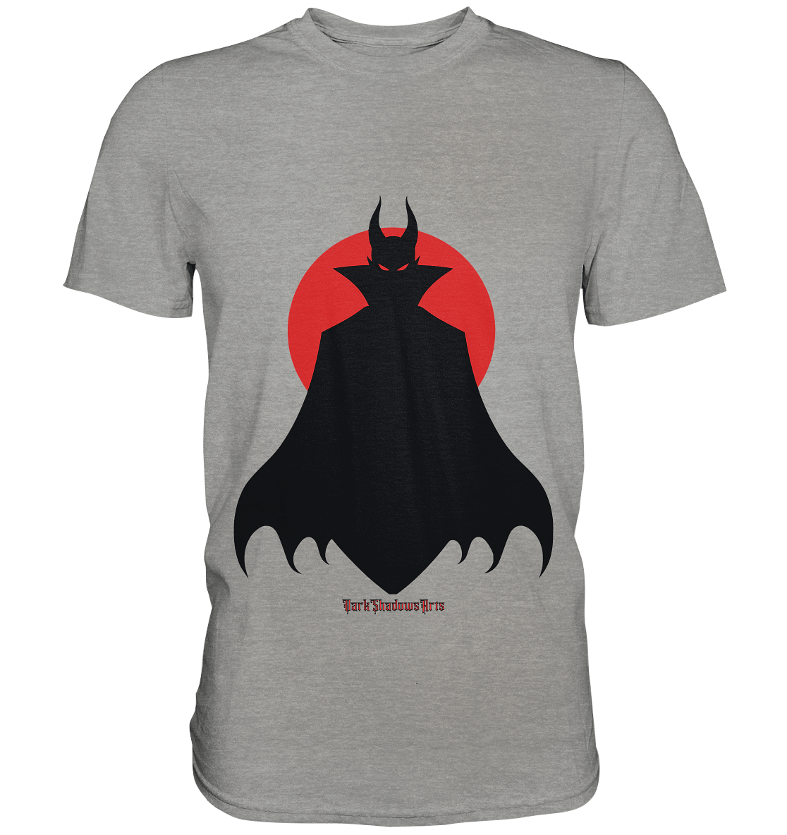 Infernal Eclipse - Demon Silhouette - Premium Shirt | Unisex - Shirts | Dark Shadows Arts