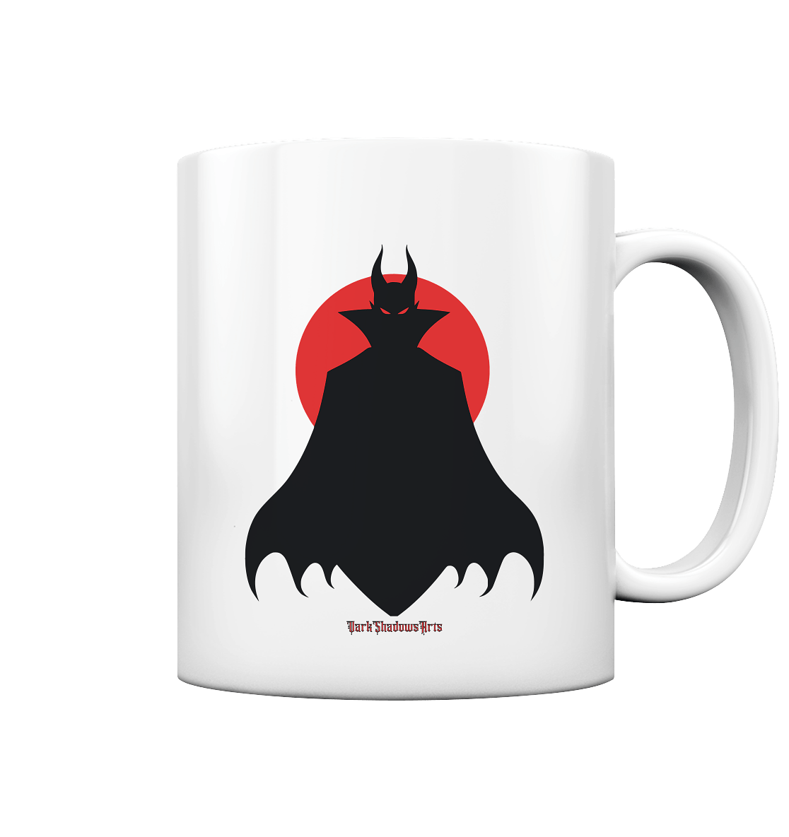Infernal Eclipse - Demon Silhouette - Tasse glossy | Trinkgefäße | Dark Shadows Arts