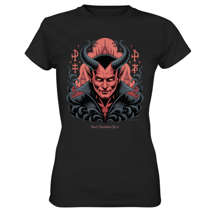 Infernal Sovereign – Dämonische Macht in Gothic - Rot - Ladies Premium Shirt | Lady - Shirts | Dark Shadows Arts