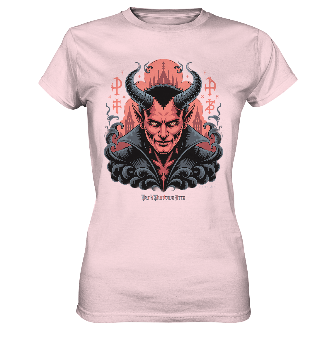 Infernal Sovereign – Dämonische Macht in Gothic - Rot - Ladies Premium Shirt | Lady - Shirts | Dark Shadows Arts