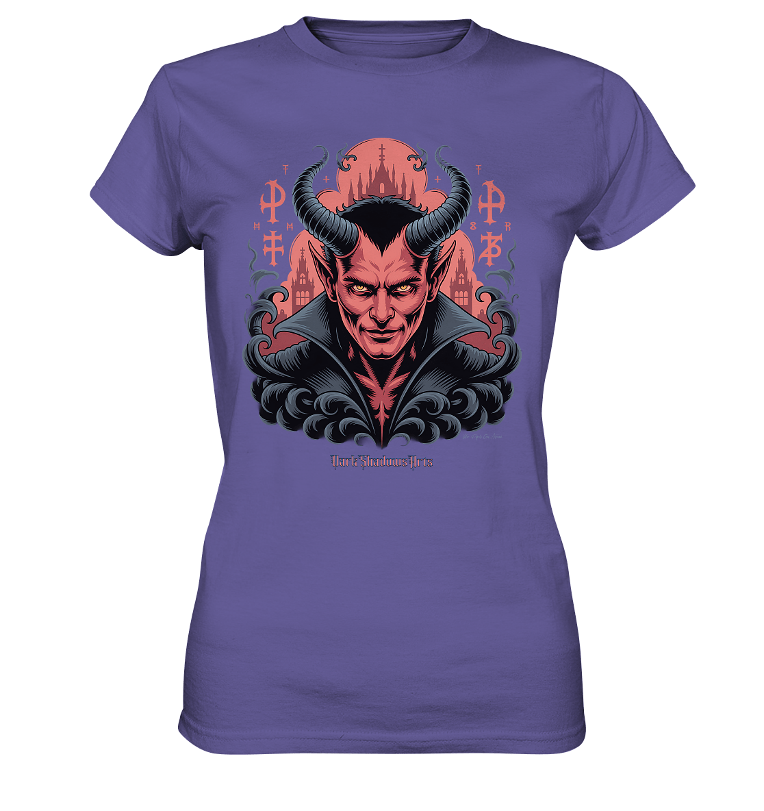 Infernal Sovereign – Dämonische Macht in Gothic - Rot - Ladies Premium Shirt | Lady - Shirts | Dark Shadows Arts