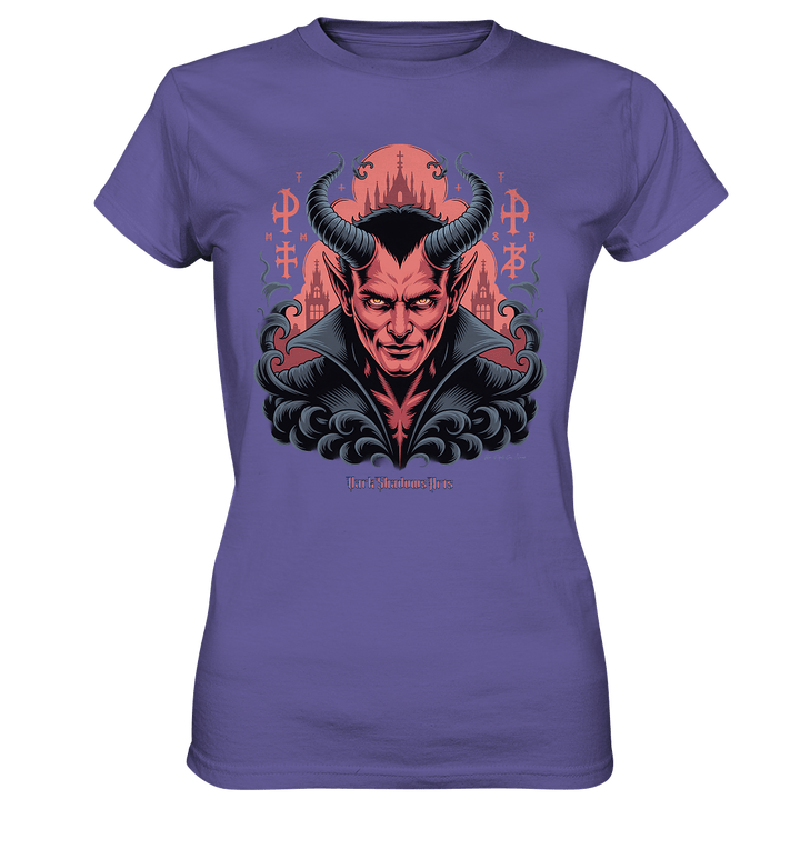 Infernal Sovereign – Dämonische Macht in Gothic - Rot - Ladies Premium Shirt | Lady - Shirts | Dark Shadows Arts