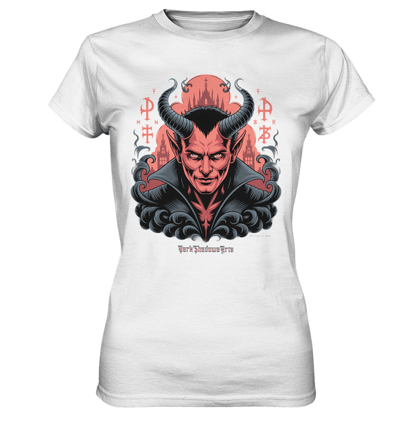 Infernal Sovereign – Dämonische Macht in Gothic - Rot - Ladies Premium Shirt | Lady - Shirts | Dark Shadows Arts