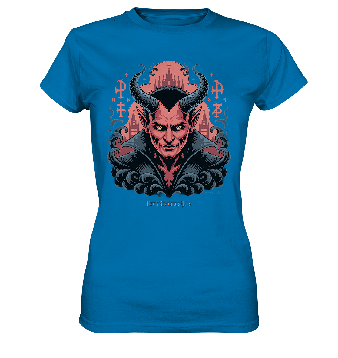 Infernal Sovereign – Dämonische Macht in Gothic - Rot - Ladies Premium Shirt | Lady - Shirts | Dark Shadows Arts