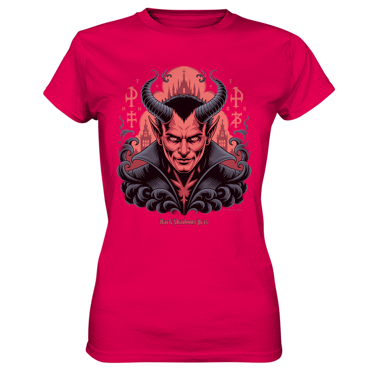 Infernal Sovereign – Dämonische Macht in Gothic - Rot - Ladies Premium Shirt | Lady - Shirts | Dark Shadows Arts