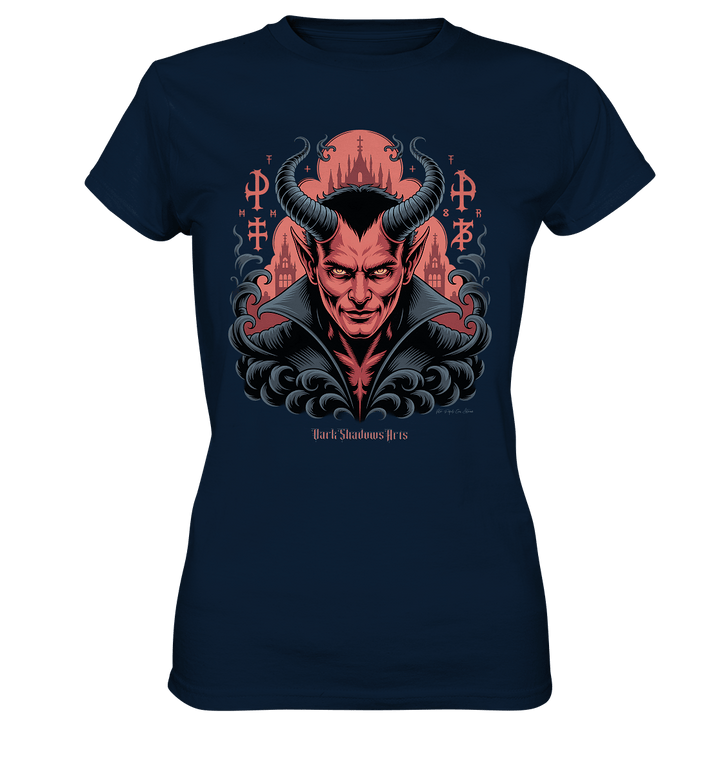 Infernal Sovereign – Dämonische Macht in Gothic - Rot - Ladies Premium Shirt | Lady - Shirts | Dark Shadows Arts
