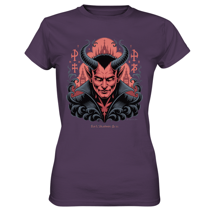Infernal Sovereign – Dämonische Macht in Gothic - Rot - Ladies Premium Shirt | Lady - Shirts | Dark Shadows Arts