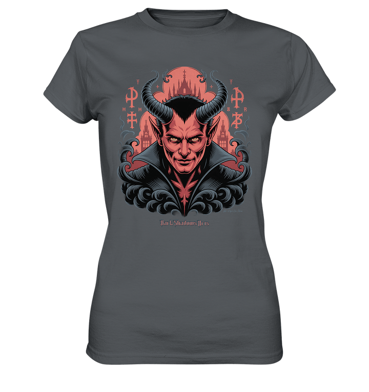 Infernal Sovereign – Dämonische Macht in Gothic - Rot - Ladies Premium Shirt | Lady - Shirts | Dark Shadows Arts