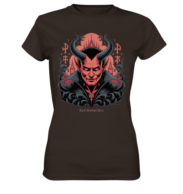 Infernal Sovereign – Dämonische Macht in Gothic - Rot - Ladies Premium Shirt | Lady - Shirts | Dark Shadows Arts