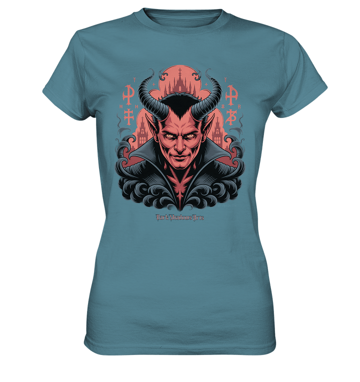 Infernal Sovereign – Dämonische Macht in Gothic - Rot - Ladies Premium Shirt | Lady - Shirts | Dark Shadows Arts