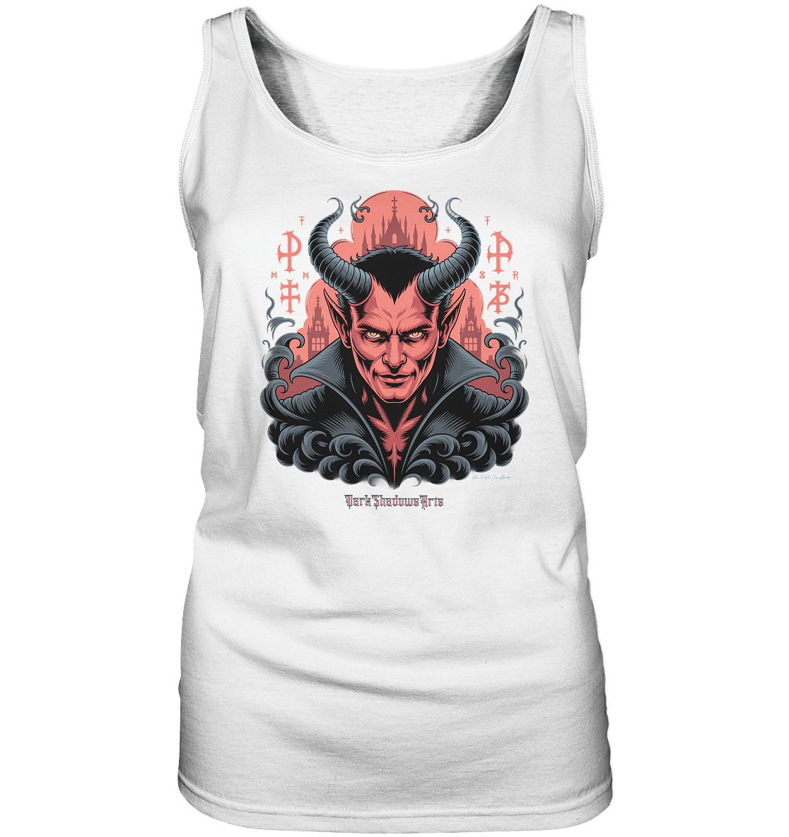Infernal Sovereign – Dämonische Macht in Gothic - Rot - Ladies Tank - Top | Tank - Tops | Dark Shadows Arts