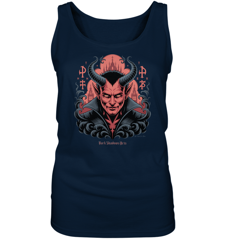 Infernal Sovereign – Dämonische Macht in Gothic - Rot - Ladies Tank - Top | Tank - Tops | Dark Shadows Arts