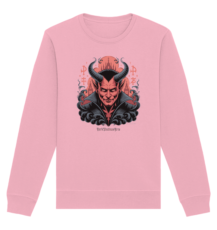 Infernal Sovereign – Dämonische Macht in Gothic - Rot - Organic Basic Unisex Sweatshirt | Sweatshirts | Dark Shadows Arts