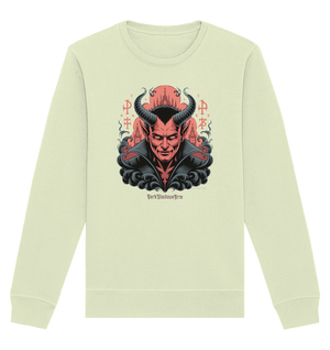 Infernal Sovereign – Dämonische Macht in Gothic - Rot - Organic Basic Unisex Sweatshirt | Sweatshirts | Dark Shadows Arts