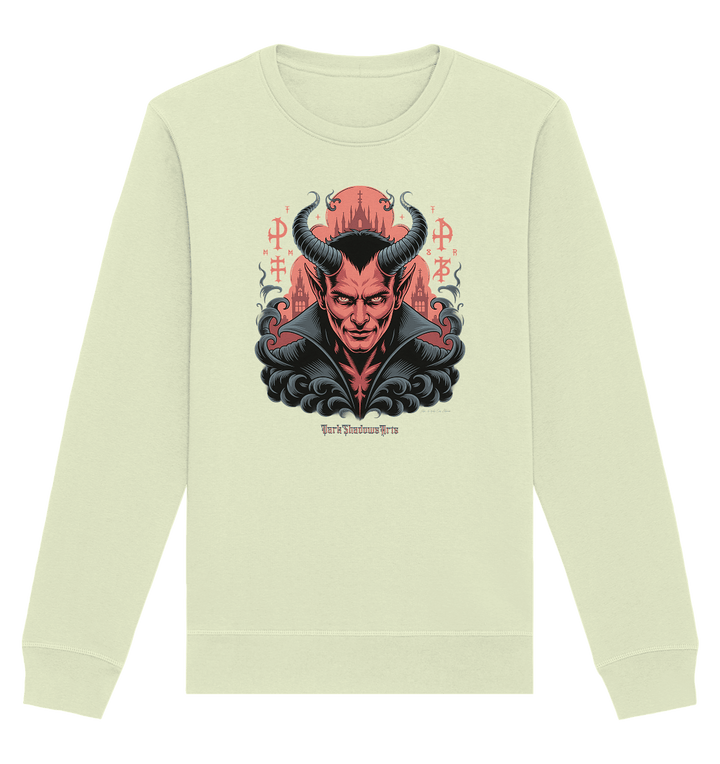 Infernal Sovereign – Dämonische Macht in Gothic - Rot - Organic Basic Unisex Sweatshirt | Sweatshirts | Dark Shadows Arts