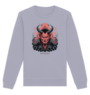 Infernal Sovereign – Dämonische Macht in Gothic - Rot - Organic Basic Unisex Sweatshirt | Sweatshirts | Dark Shadows Arts