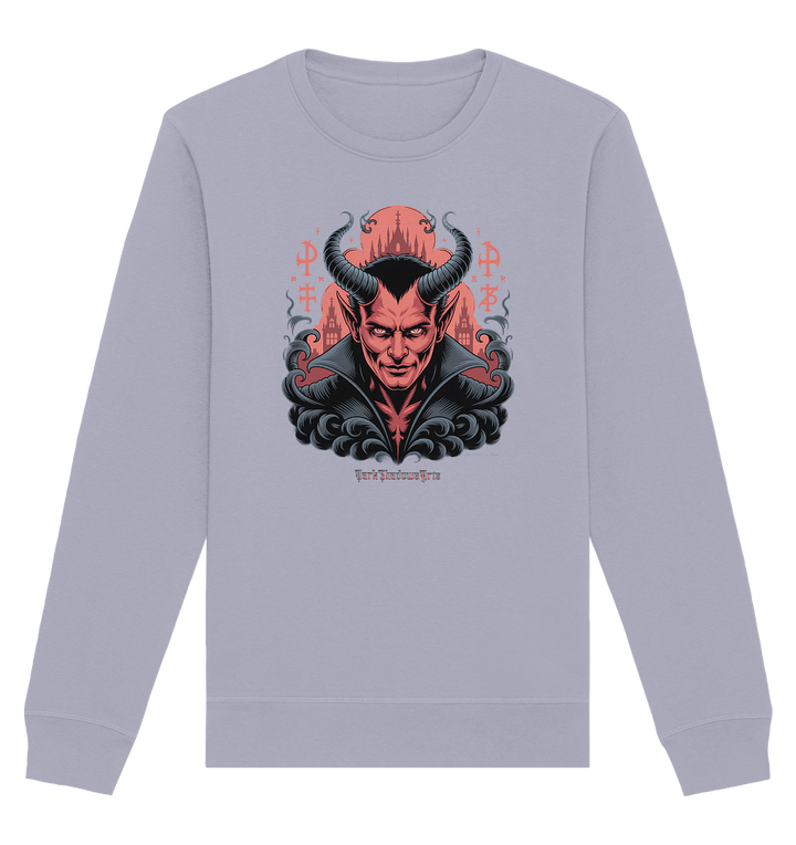 Infernal Sovereign – Dämonische Macht in Gothic - Rot - Organic Basic Unisex Sweatshirt | Sweatshirts | Dark Shadows Arts