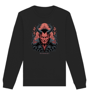 Infernal Sovereign – Dämonische Macht in Gothic - Rot - Organic Basic Unisex Sweatshirt | Sweatshirts | Dark Shadows Arts
