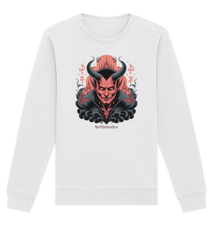 Infernal Sovereign – Dämonische Macht in Gothic - Rot - Organic Basic Unisex Sweatshirt | Sweatshirts | Dark Shadows Arts