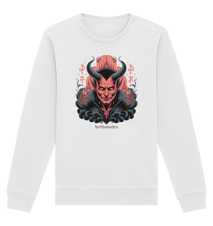Infernal Sovereign – Dämonische Macht in Gothic - Rot - Organic Basic Unisex Sweatshirt | Sweatshirts | Dark Shadows Arts